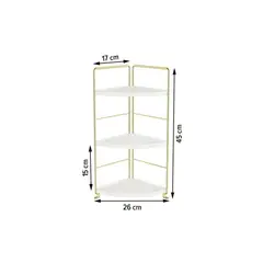 STOREFIX - ESTANTE ORGANIZADOR TRIANGULAR MULTIUSO PARA EL HOGAR - 3 NIVELES