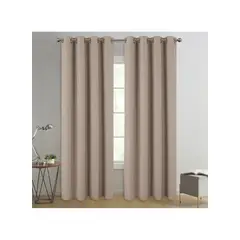 ILLUSIONS - Set Cortina Térmica Blackout Idetex 140x220 Moka