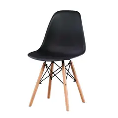 ACTUAL - Silla Eames con Patas de Madera Estilo Nórdico Moderno