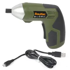 GENERICO - Atornillador Bauker 4V Fijo Blist USB
