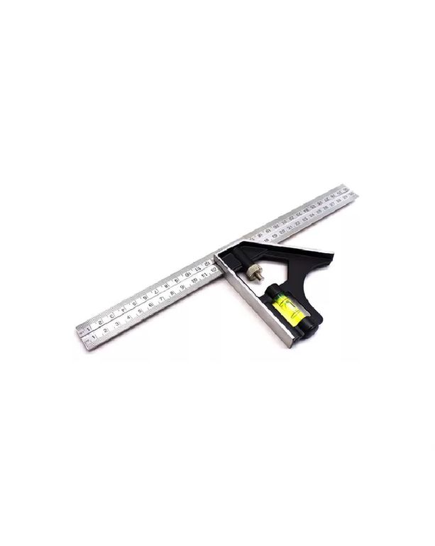 Escuadra 30cm ajustable con nivel Kamasa KM-495