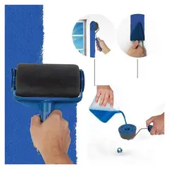 MOVI - Set de Rodillo para Pintar 3 en 1 (Recargable, Antiderrame y Portátil)