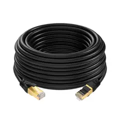 KINDA NICE - Cable De Red Cat8 De 10 Metros,doble Blindaje 40 Gbps