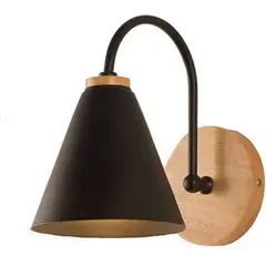 TATEE - Lámpara de pared luces de techo negro