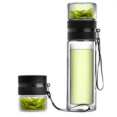 COZYNOOK - Botella Infusor Vidrio Borosilicato Infusión Separado De Té