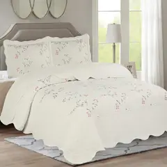 ANDES - Quilt Bordado Toronto Rosa