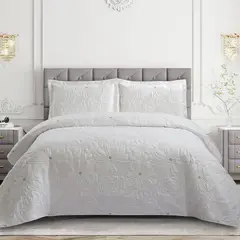 ANDES - Quilt Bordado Florencia Beige