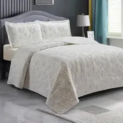 ANDES - Quilt Bordado Florencia Gris