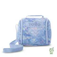 TOTTO - Lonchera Térmica Para Mujer Resaltador Grande Azul