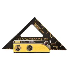 STANLEY - Escuadra de Carpintero Tablaroca Aluminio 18mm 46071