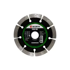 WURTH - Disco Diamantado Würth Pro HD Segmentado 115mm Corte Preciso