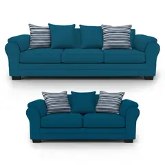 AMERICA DECORA - Living 7 Cuerpos 4+3 XL Con Resorte Estructural Grandón Chenille