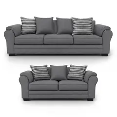 AMERICA DECORA - Living 7 Cuerpos 4+3 XL Con Resorte Estructural Grandón Chenille.