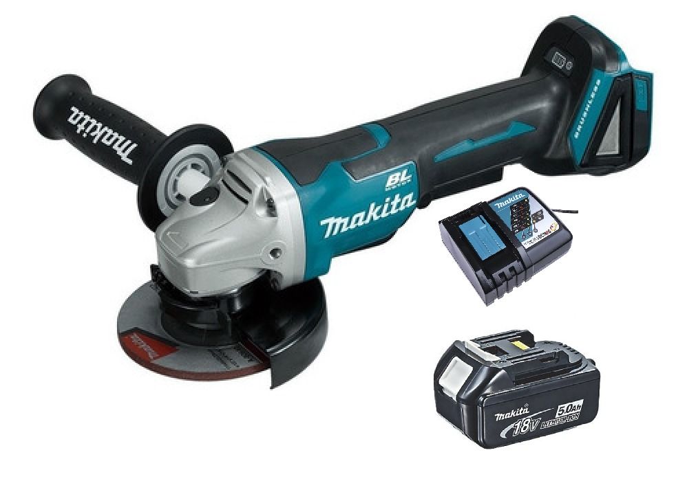Esmeril Angular 18 Volts 4-1/2'' Hombre Muerto Dga458 (5 Ah)