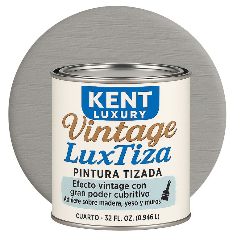 Pintura Tizada Mate – Vintage LuxTiza - 350 G - GRIS CEMENTO