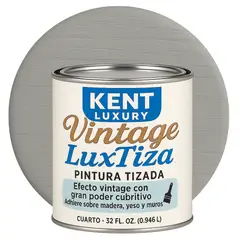 KENT - Pintura Tizada Mate – Vintage LuxTiza - 350 G - GRIS CEMENTO