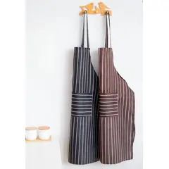 OASIS - Delantales Unisex de Cocina y Arte con 2 Bolsillos Ajustables