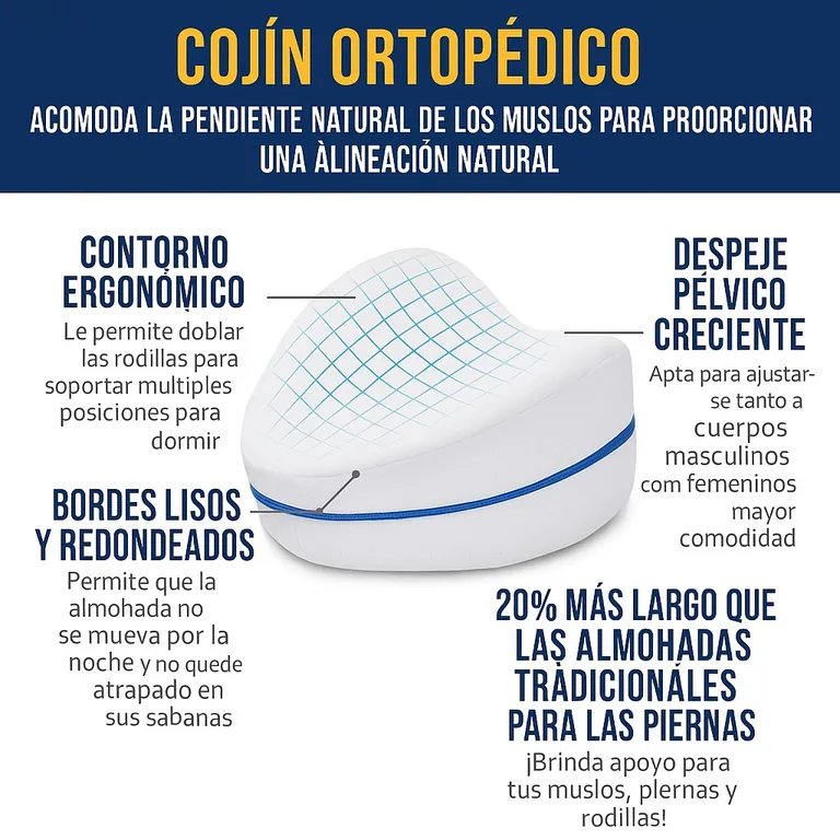 Almohada Ergonómica para Piernas