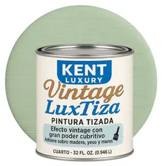 KENT - Pintura Tizada Mate Vintage LuxTiza - 1L - VERDE MENTA