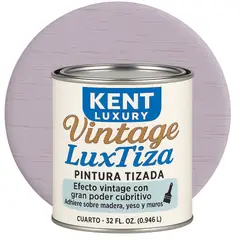 KENT - Pintura Tizada Mate Vintage LuxTiza - 1L - LAVANDA SUAVE