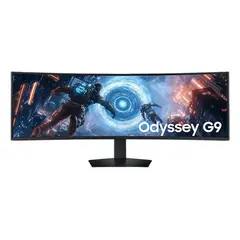 SAMSUNG - Odyssey G9 Monitor Gamer 49" Curvo 1000R, DQHD 5120x1440, 144Hz, 1ms, FreeSync, Gaming