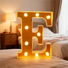 GENERICO - Letras Decorativas Con Luces Led «E»