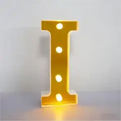 GENERICO - Letras Decorativas Con Luces Led «i»