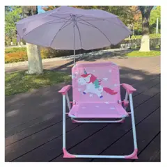 ANGELES DEL HOGAR - SILLA PLEGABLE CON QUITASOL CAMPING PARA NIÑOS