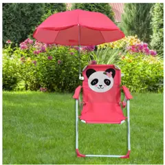 ANGELES DEL HOGAR - SILLA PLEGABLE CON QUITASOL CAMPING PARA NIÑOS