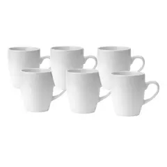 HALLEN - Pack 6 tazones de cerámica 325ml