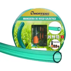 HOFFENS - Kit Manguera + Accesorio Galactica 1/2"30Mts Verde