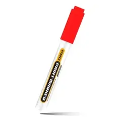 METALFER - Marcador Paint Oleo Rojo