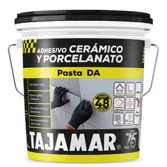 TAJAMAR - Adhesivo Cerámico y Porcelanato en Pasta DA Tineta 15Kg