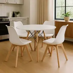 GENERICO - Mesa Eames Redonda 100 cm Blanca