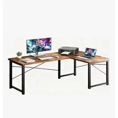 GENERICO - Escritorio Esquinero En Forma L Gamer 120cm Walnut