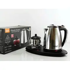 GENERICO - Set Electrico Termo Hervidor Con Tetera Infusor