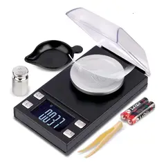 KUANGYE - Balanza Digital De Alta Precisión Miligramos 0001g A 50g