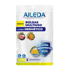AILEDA - Bolsas Cierre Hermetico Multiuso Talla S 155cm x 175cm Pack 30U