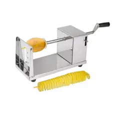 GENERICO - Maquina Cortador De Papa Espiral Cortador De Verduras Papas