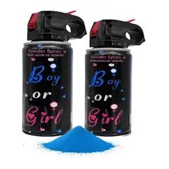 PASTELERIUSCL - Set 2 Extintor Humo Revelación De Genero Cañón Spray Color extintor revelación genero