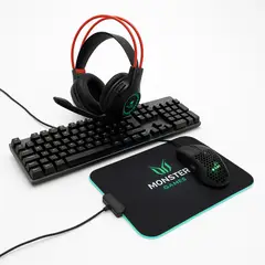 MONSTER GAMES - Starter kit Multicolor: 4 en 1 Monster MK432