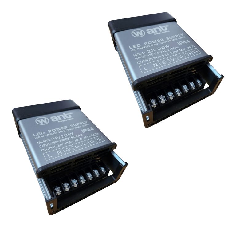 2 Fuentes de Poder 24V 16A 200W IP44