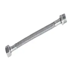 INOXCROM - Flexible Agua Media Hi-he Acero Inoxidable 40cm