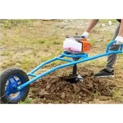 ALTERNATIVE - Barreno Ahoyador 63cc Con Ruedas - 3 Brocas + Extensión