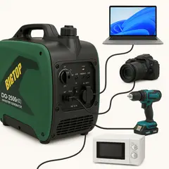 MOVI - Generador Portátil Brightop 2500W Inverter