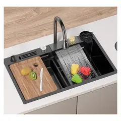 COZYNOOK - Kit lavavajillas empotrable acero inoxidable 80x45cm para lavado