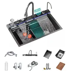 COZYNOOK - Set Lavavajillas Empotrado Acero Inoxidable 75x45