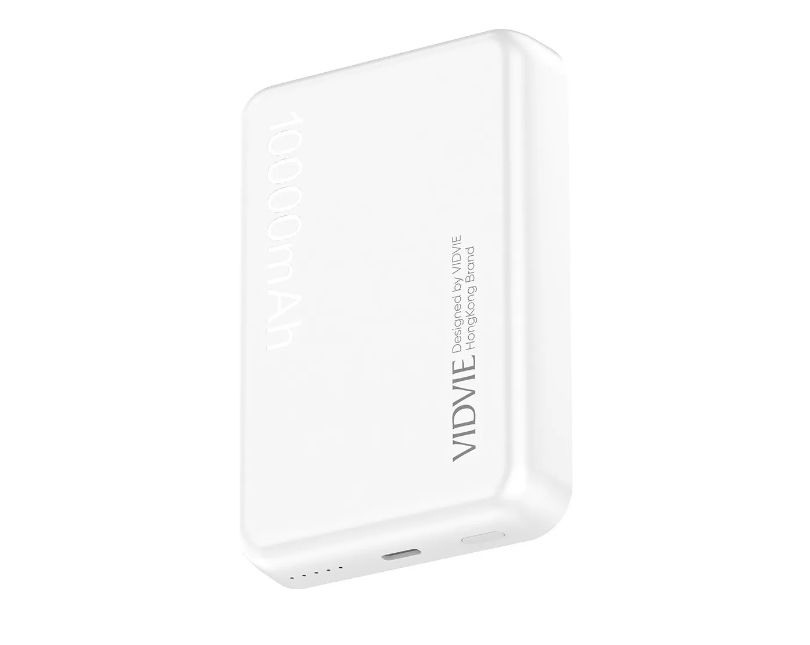 Cargador Bateria Magnetico Inalambrico Vidvie Pb7024 Blanco