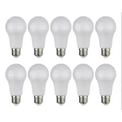 WANT - Pack 10 Ampolletas E27 9w 6000k Fría