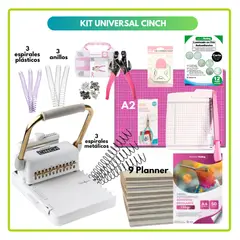 AMERICAN CRAFTS - Encuadernadora UNIVERSAL CINCH + INSUMOS DOS03